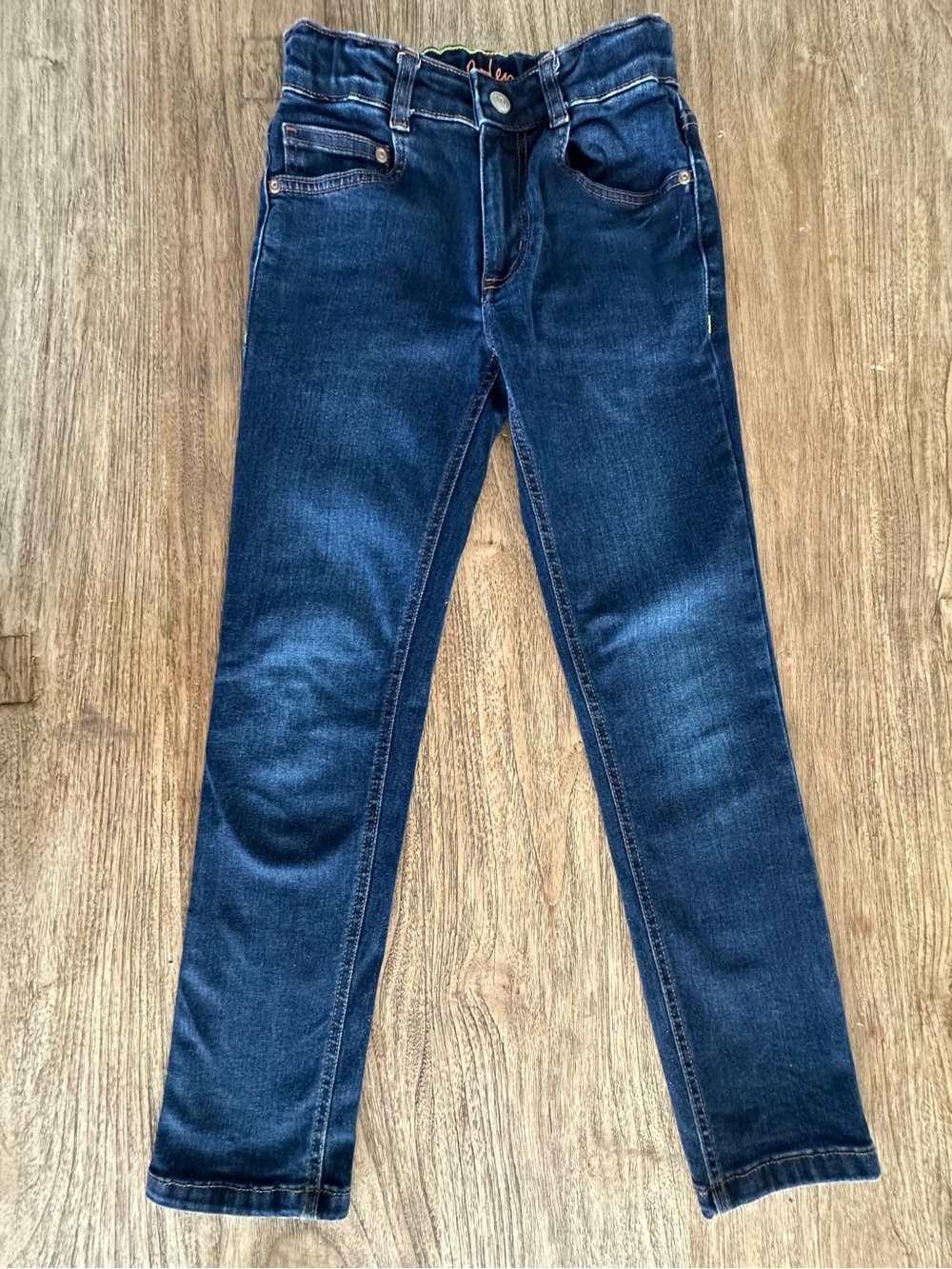 Mini Boden Navy Blue Girls' Slim Jeans